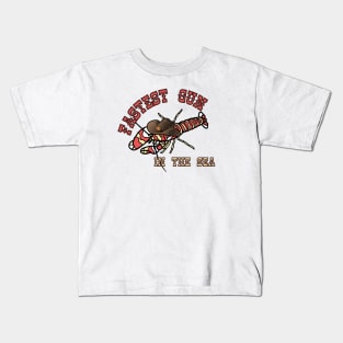 Pistol Shrimp Fastest Gun Western Style1 Kids T-Shirt